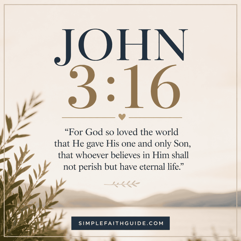 John 3:16 meaning simple Bible explanation about God’s love