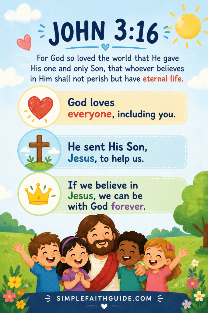 john 3:16 meaning for kids