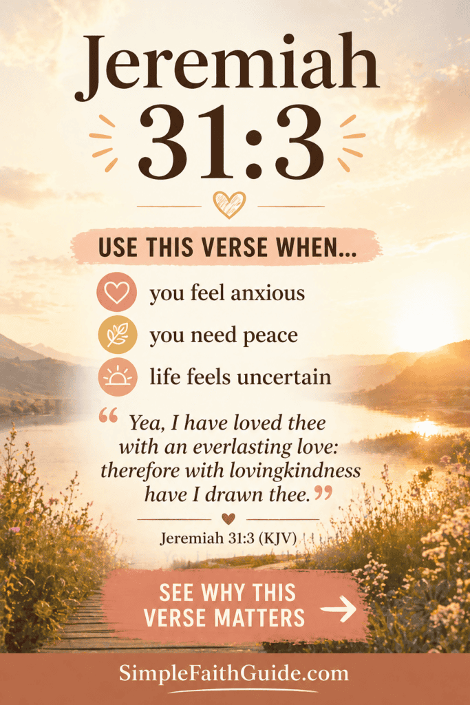 Jeremiah 31:3 Meaning Explained Simply