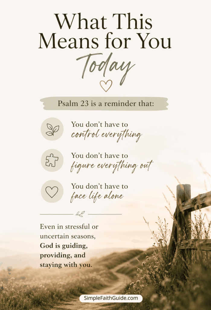 Psalm 23 meaning explained simply about God as a shepherd