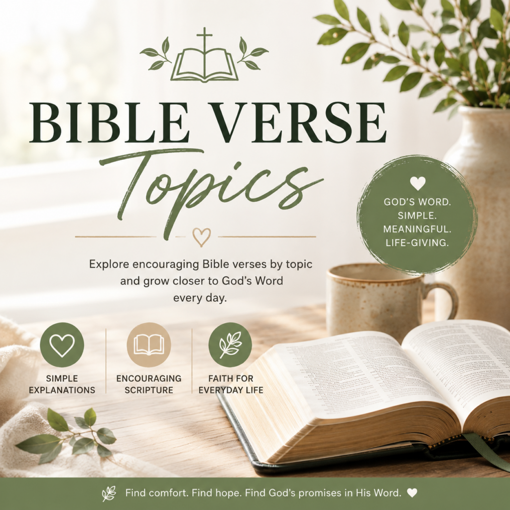 Bible Verse topics featured image