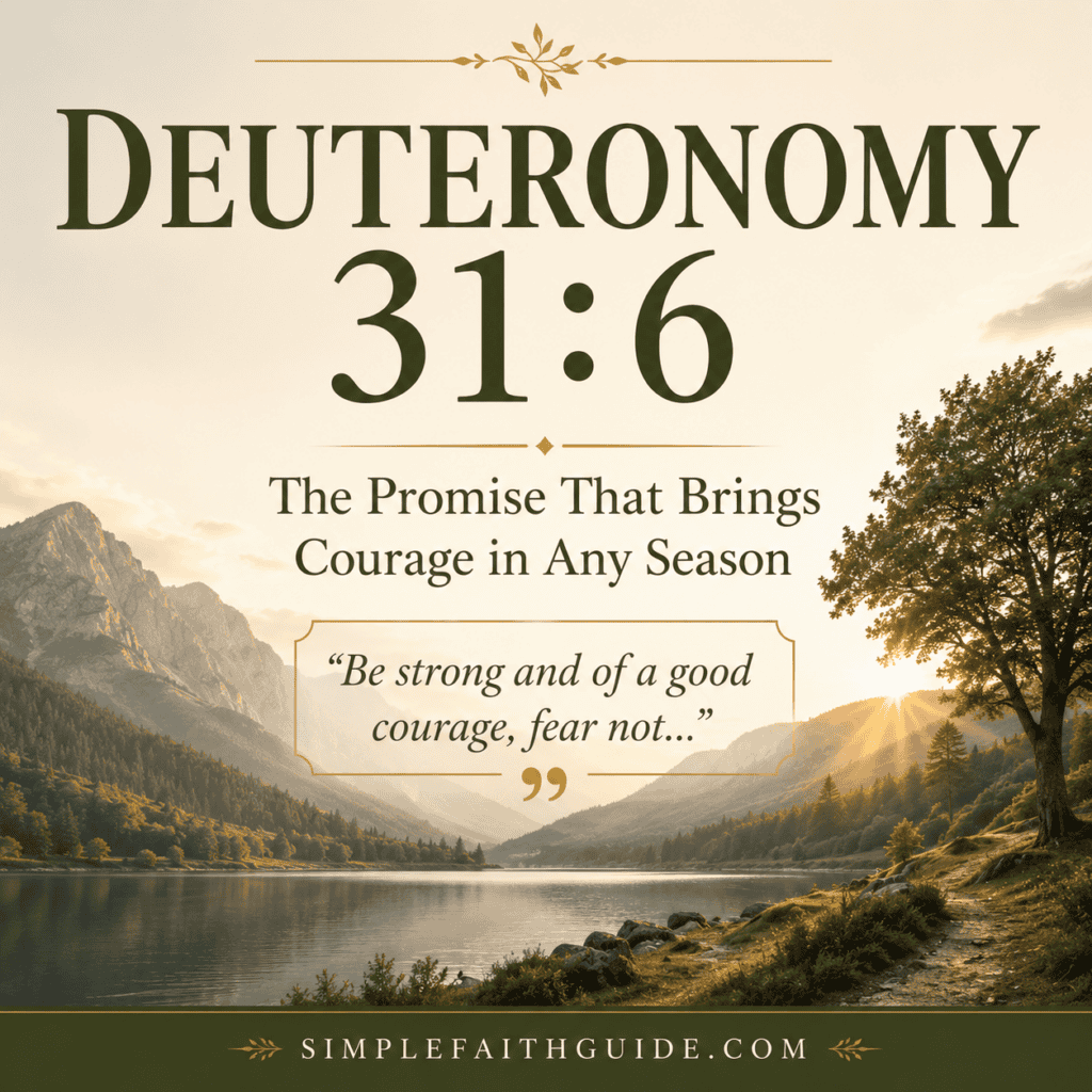 Deuteronomy 31:6 image for the feature image.