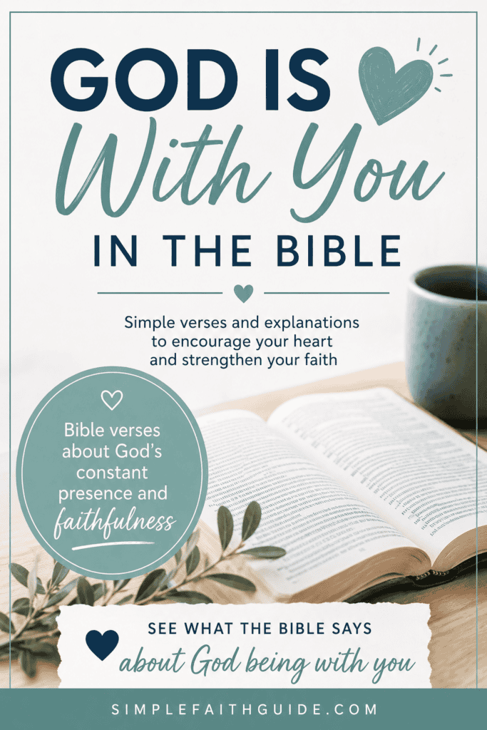 Gods love is with you image for Pinterest
