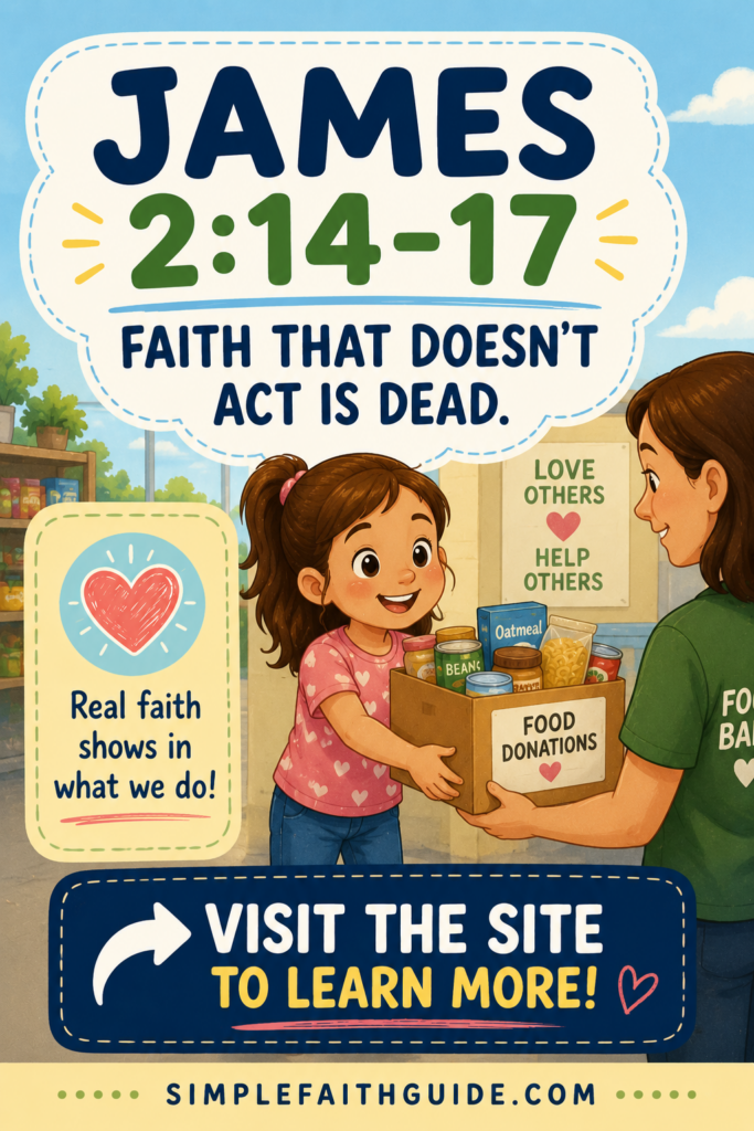 James 2:14-17 meaning for kids image for Pinterest