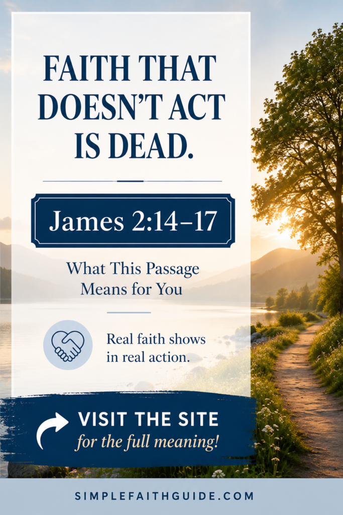 James 2:14-17 meaning image for Pinterest