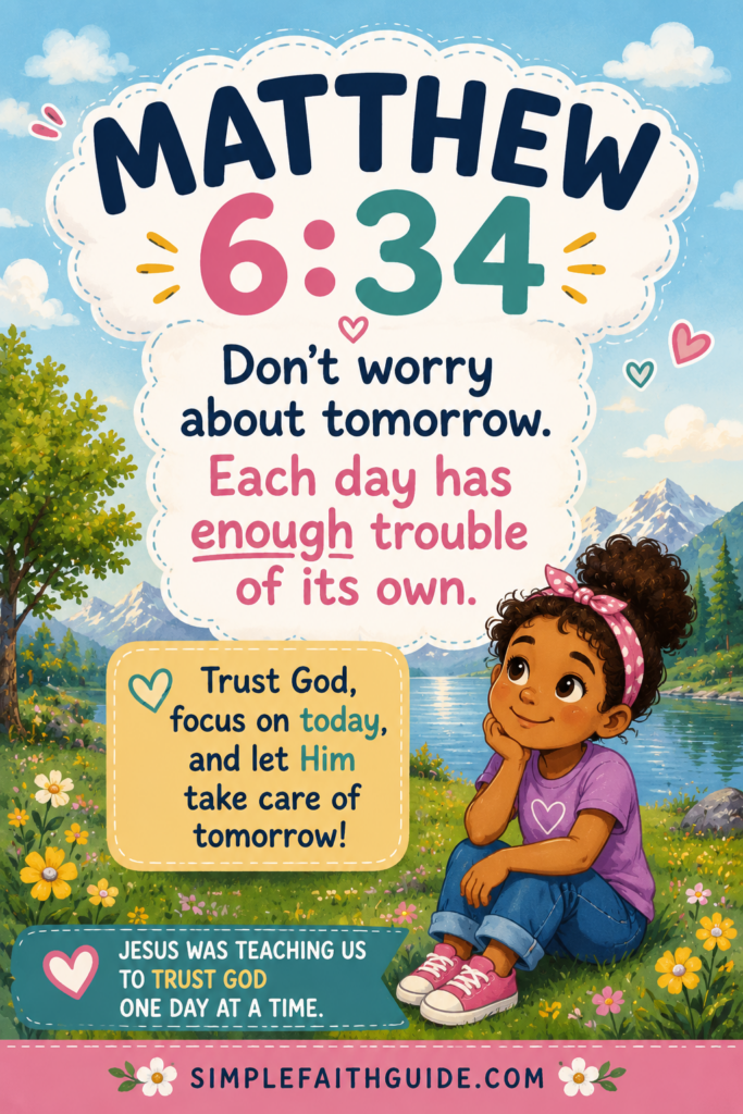 Matthew 6_4 meaning for kids image for Pinterest