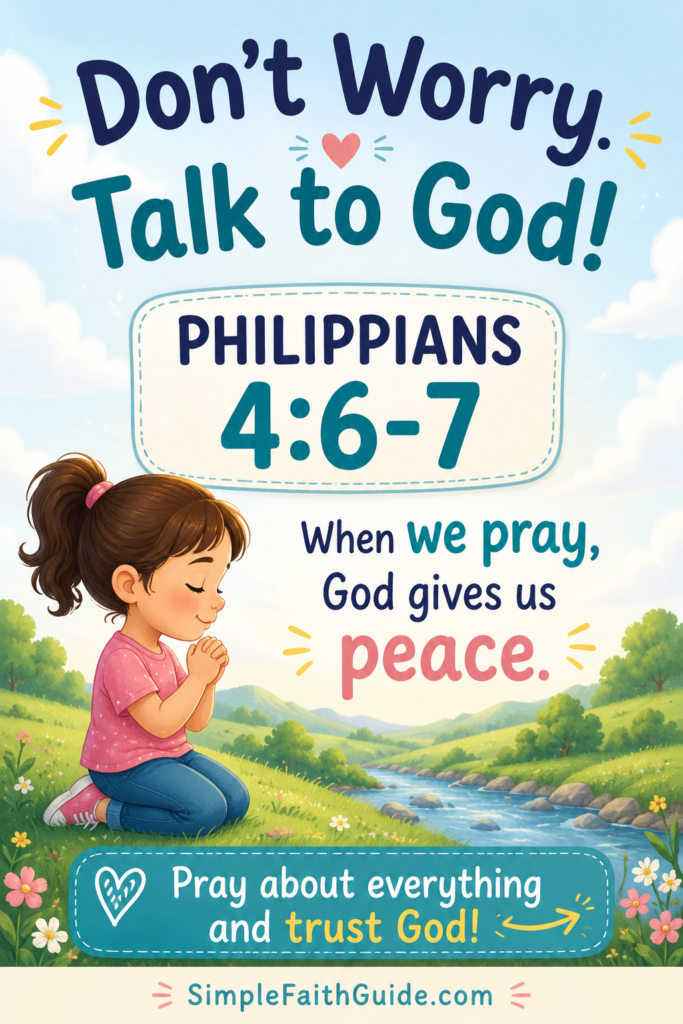 Philippians 4:6-7 meaning for KIDS image for the Pinterest