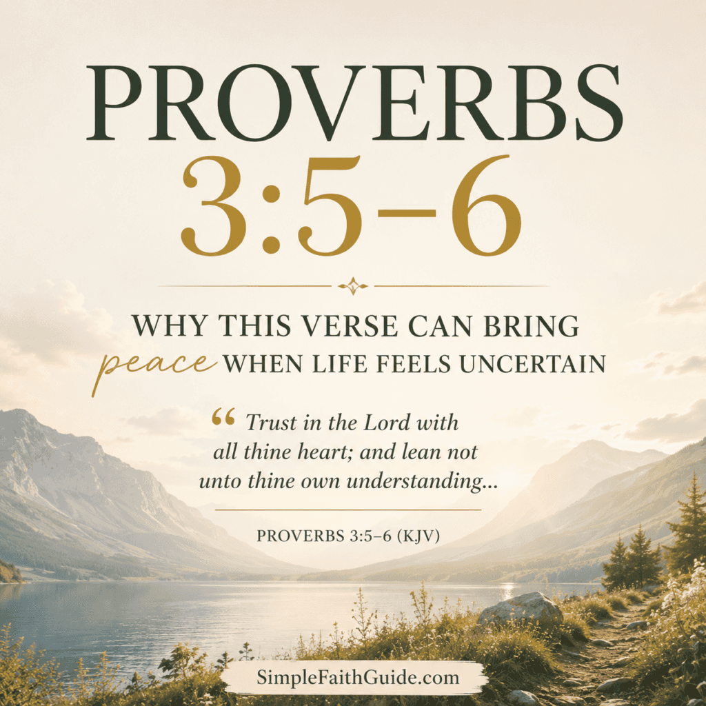 Proverbs 3:5-6 meaning image for the post feature image.