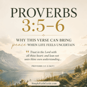 Proverbs 3:5-6 meaning image for the post feature image.