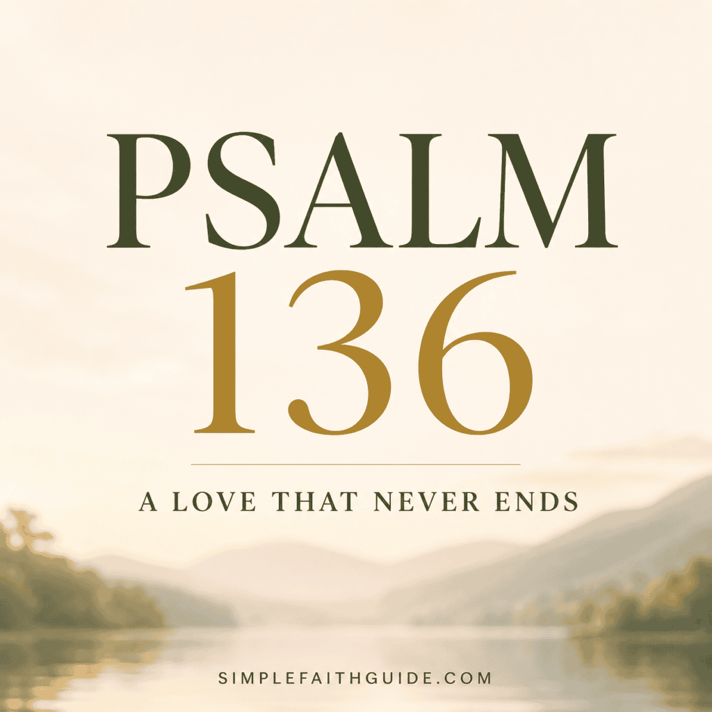 Psalm 136 an image for the blog post