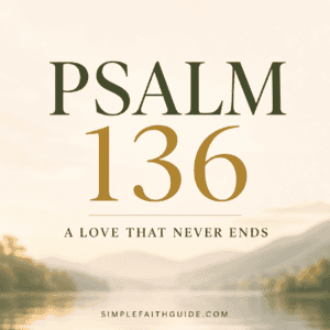 Psalm 136 an image for the blog post