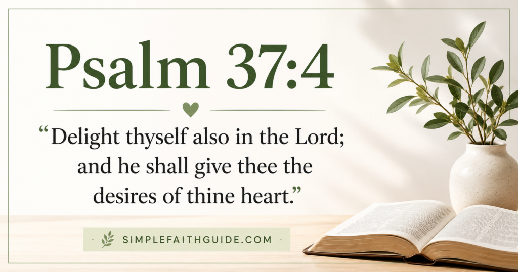 Psalm 37 meaning image for the post image.