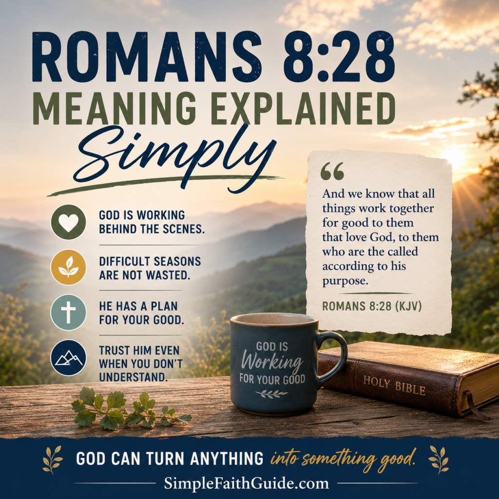 Romans 8:28 meaning feature image
