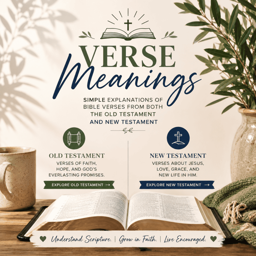 verse meanings. image for post to discuss old testament and new testament verse meanings
