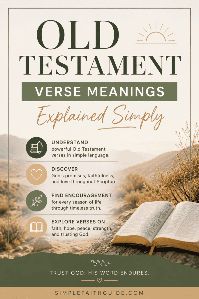 old Testament Verse Meanings Explained Simply (Old & New Testament)