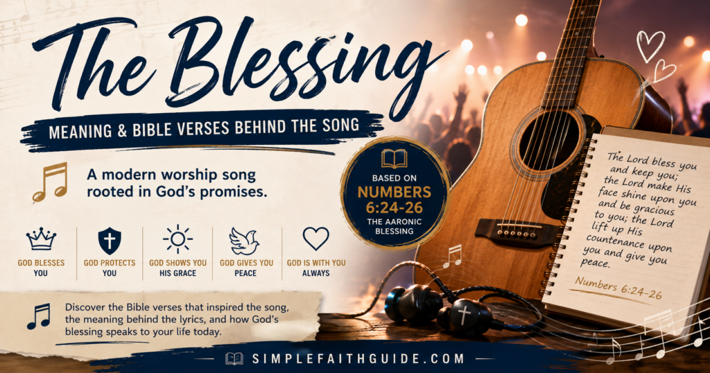 The blessing song - what verses is it about.