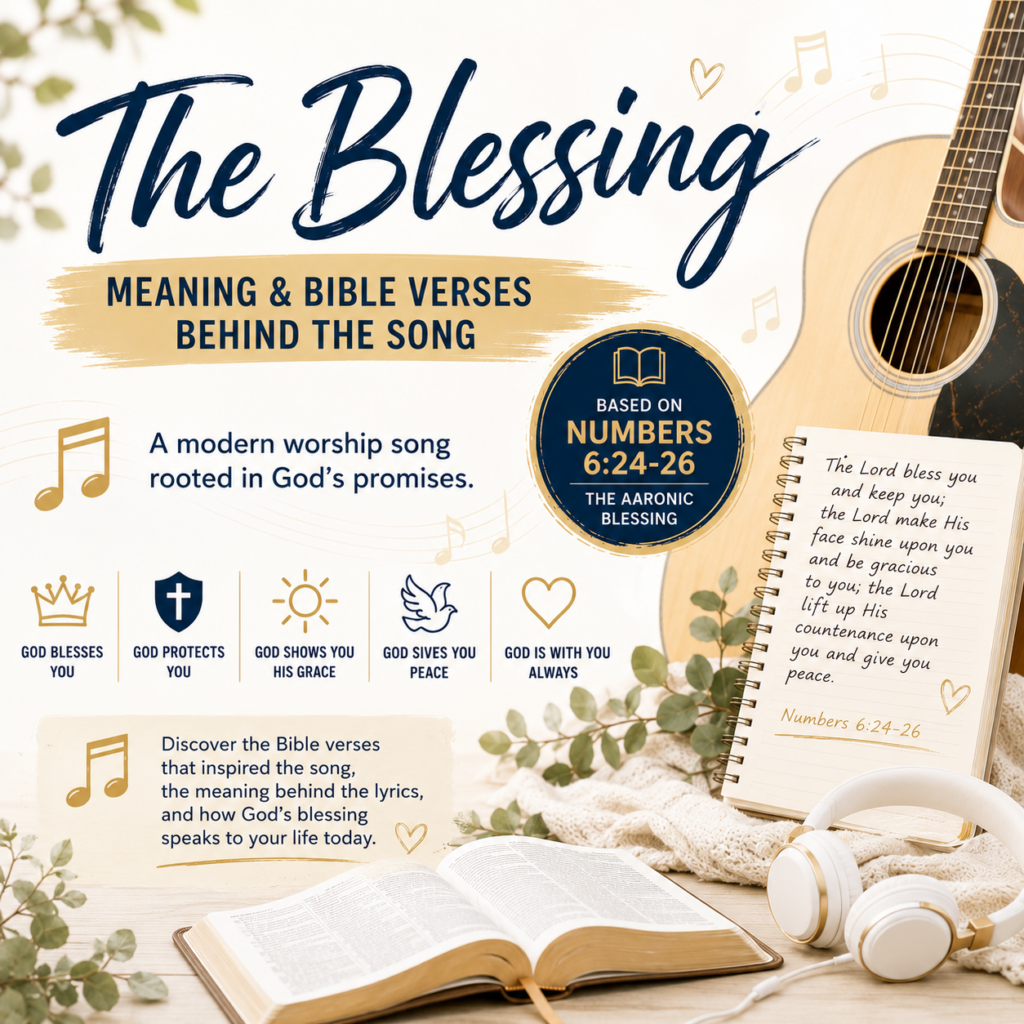 The blessing song scripture behind the song