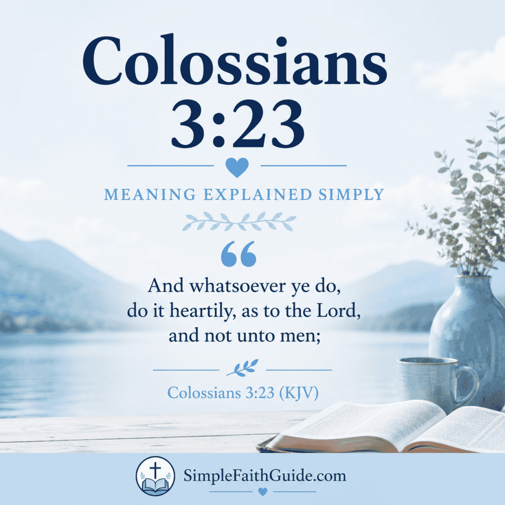Colossians 3:23 meaning image for post image.