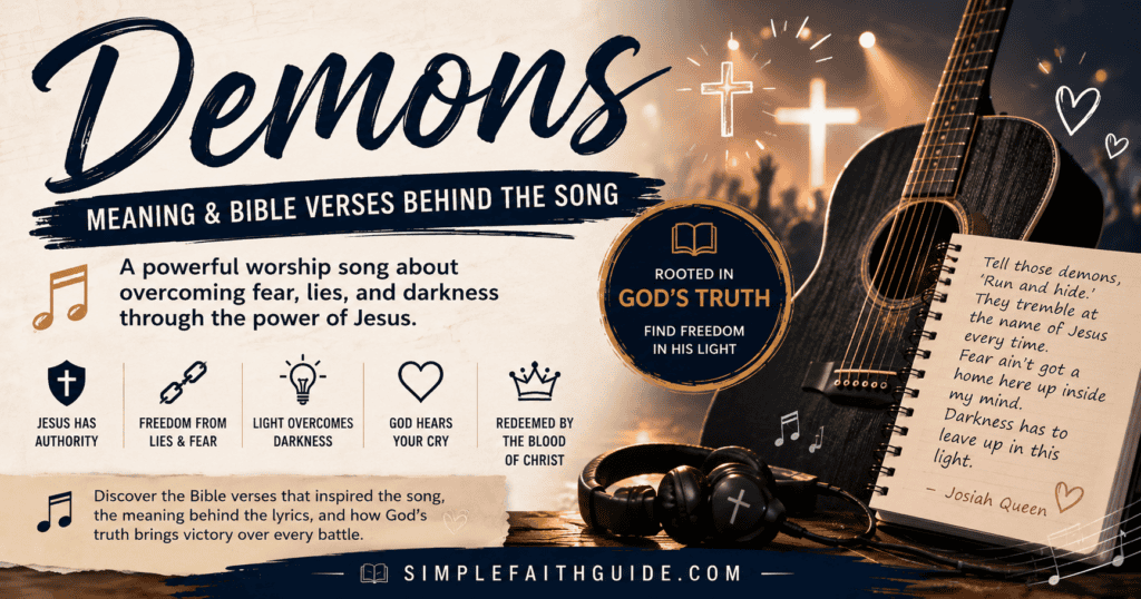 Demons song bible verses behind the song