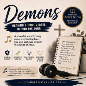 Demons song bible verses behind the song
