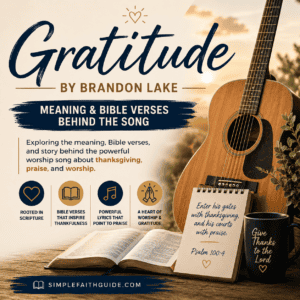 Gratitude song bible verses behind the song