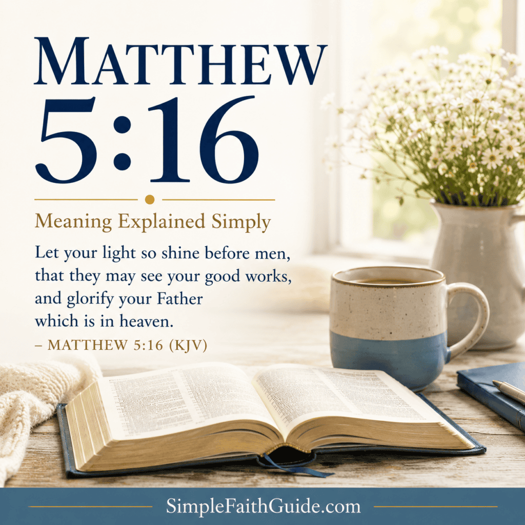 Matthew 5:16 meaning image for feature image.