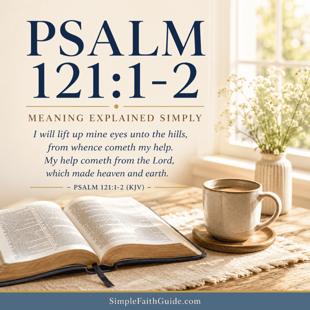 Psalm 121:1-2 meaning image for feature image.