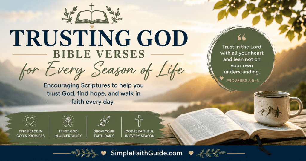 Trusting God Bible Verses image