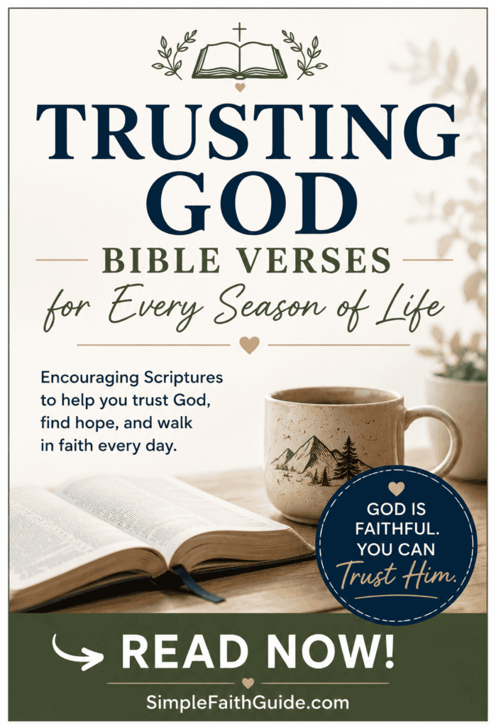 Trusting God Bible Verses image for pinterest