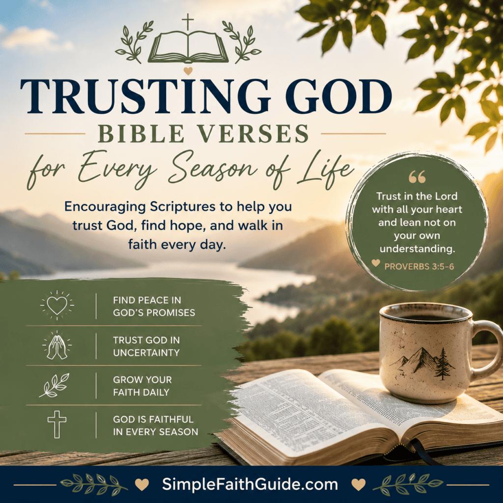 Trusting God Bible Verses image
